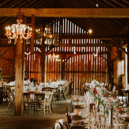 Barn Interior Wedding